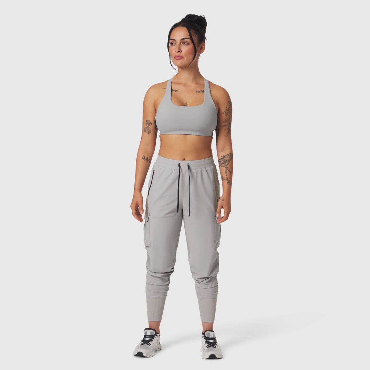 W032. Tetra-Lite® Cargo High Rib Jogger - Slate Grey | ASRV