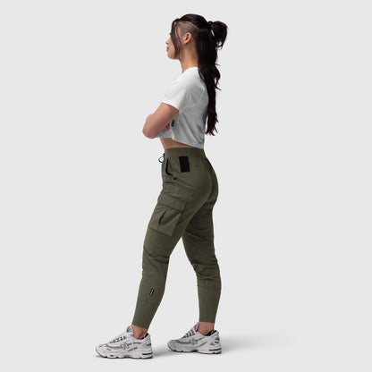 W032. Tetra-Lite® Cargo High Rib Jogger - Olive | ASRV