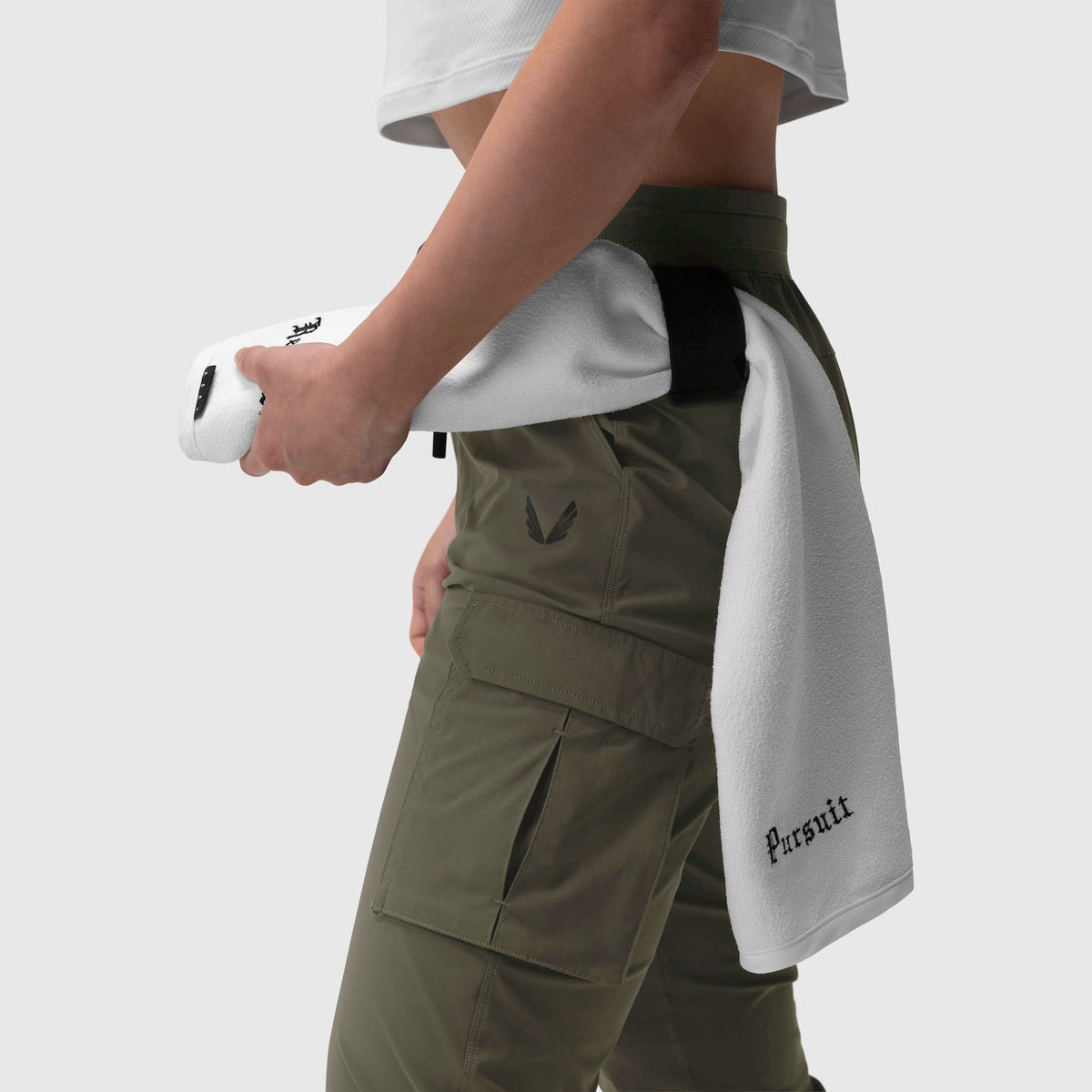 W032. Tetra-Lite® Cargo High Rib Jogger - Olive | ASRV