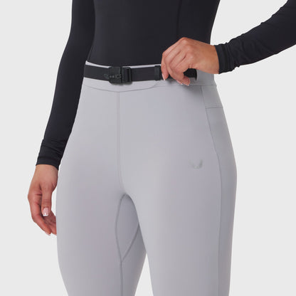 W059. Hybrid Belt-Pack Run Legging - Slate Grey | ASRV