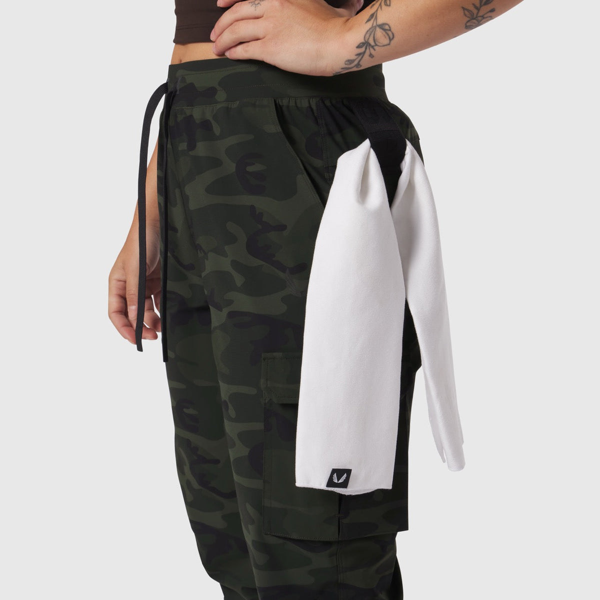 W032. Tetra-Lite® Cargo High Rib Jogger - Dark Camo | ASRV