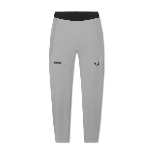 W055. Lycra® Ribbed Running Tight - Slate Grey | ASRV