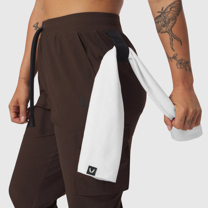 W032. Tetra-Lite® Cargo High Rib Jogger - Dark Earth | ASRV