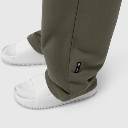 W034. Sorona® Terry Straight Leg Sweats - Olive | ASRV