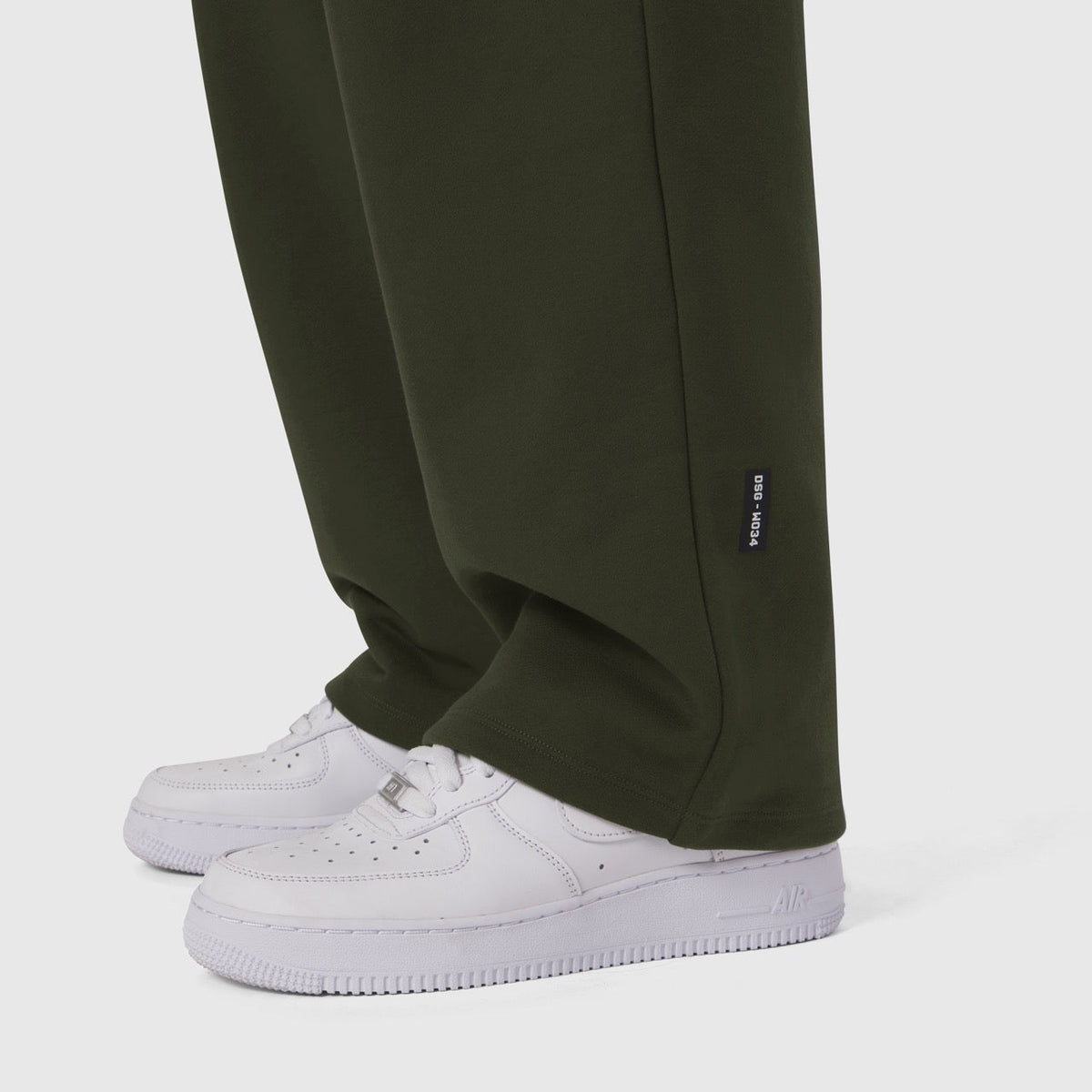 W034. Sorona® Terry Straight Leg Sweats - Olive | ASRV