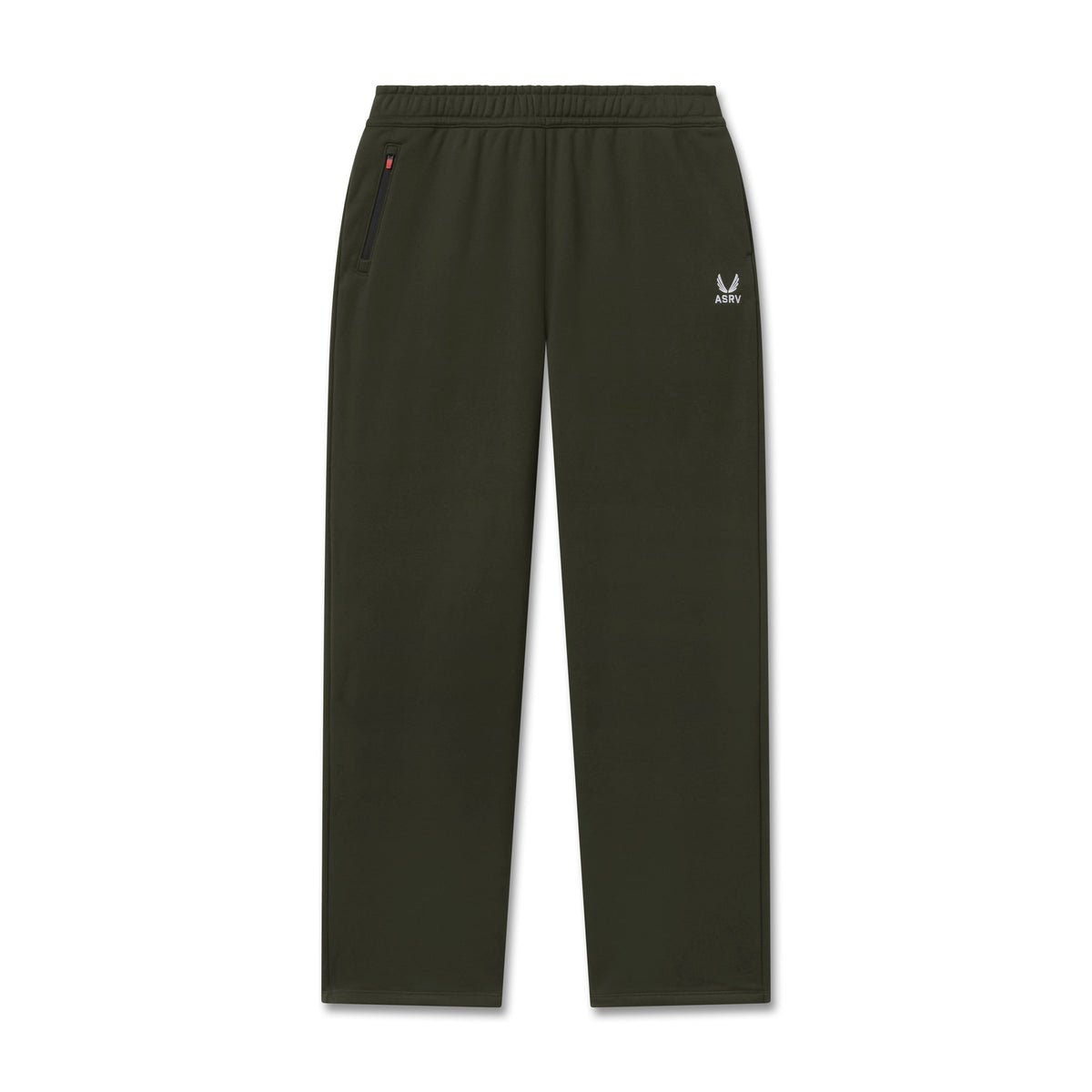 W034. Sorona® Terry Straight Leg Sweats - Olive | ASRV