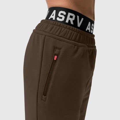 W034. Sorona® Terry Straight Leg Sweats - Dark Earth | ASRV
