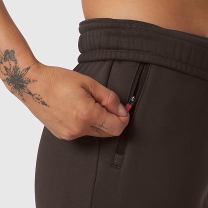 W034. Sorona® Terry Straight Leg Sweats - Dark Earth | ASRV