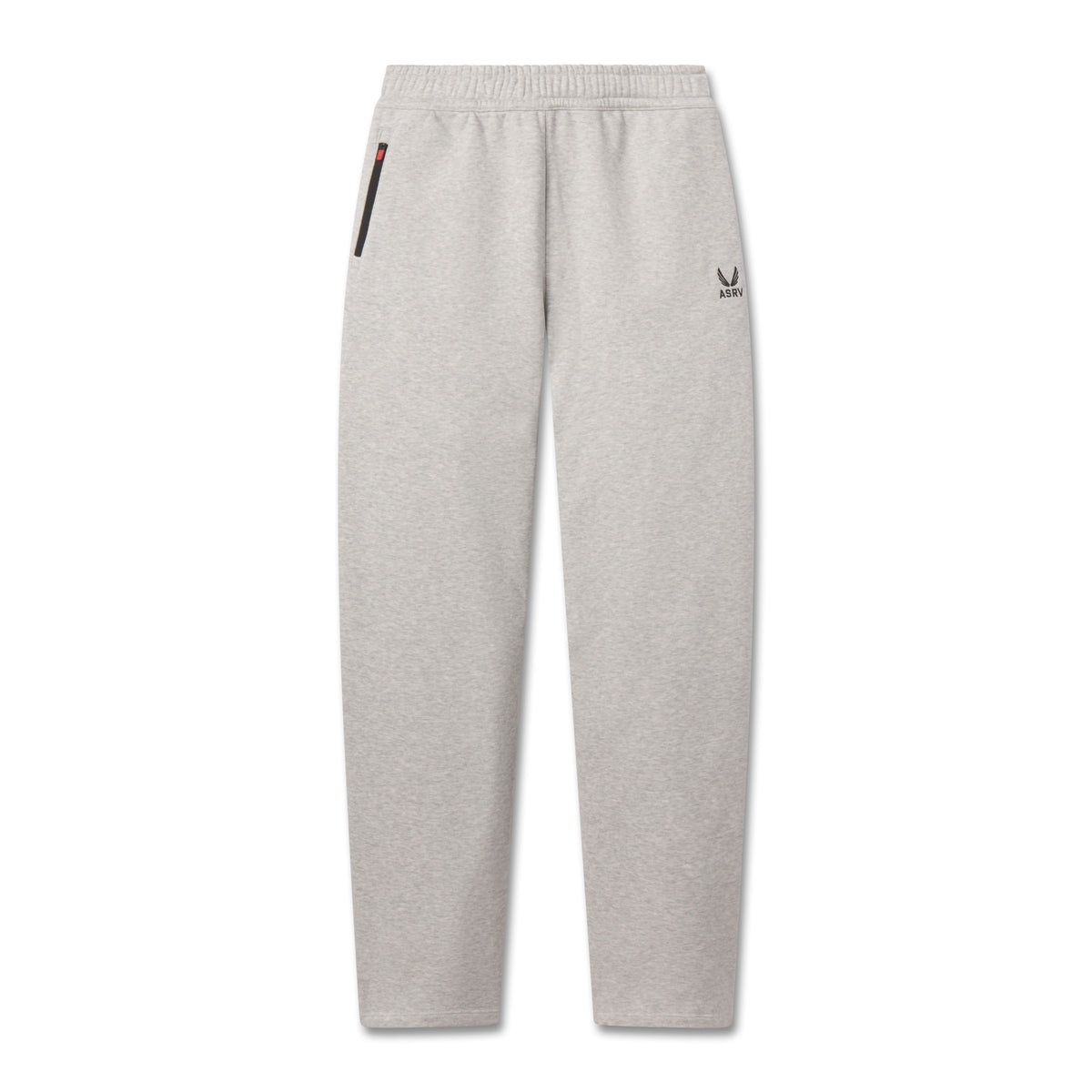 W034. Sorona® Terry Straight Leg Sweats - Heather Grey | ASRV