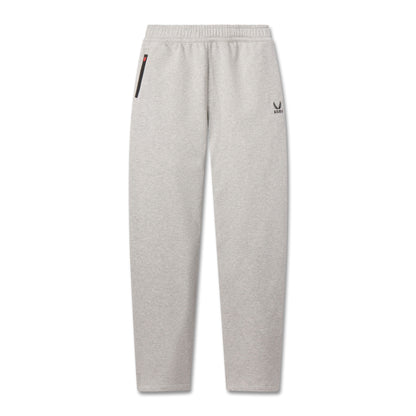 W034. Sorona® Terry Straight Leg Sweats - Heather Grey | ASRV