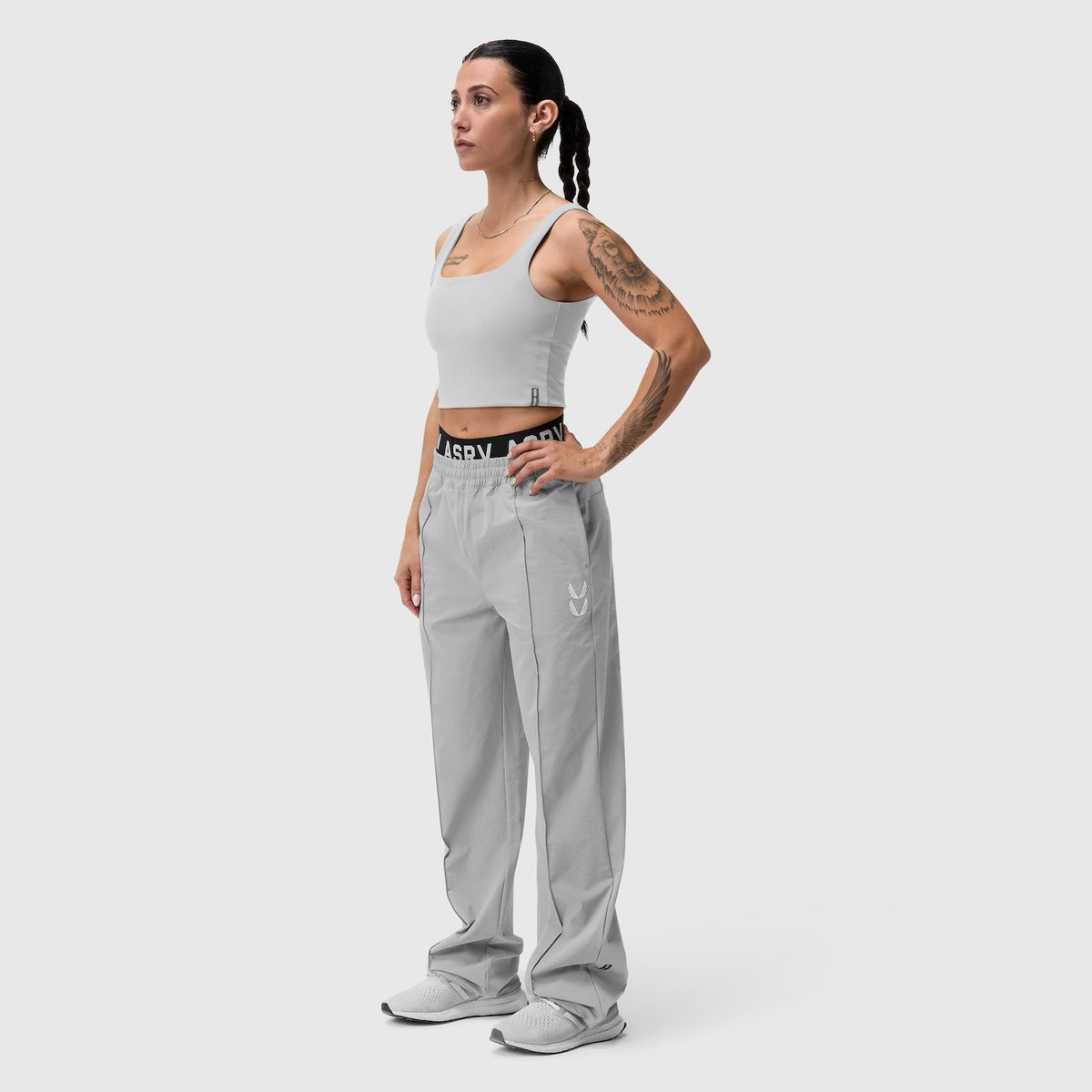 W036. Ripstop Relaxed Track Pant - Slate Grey | ASRV