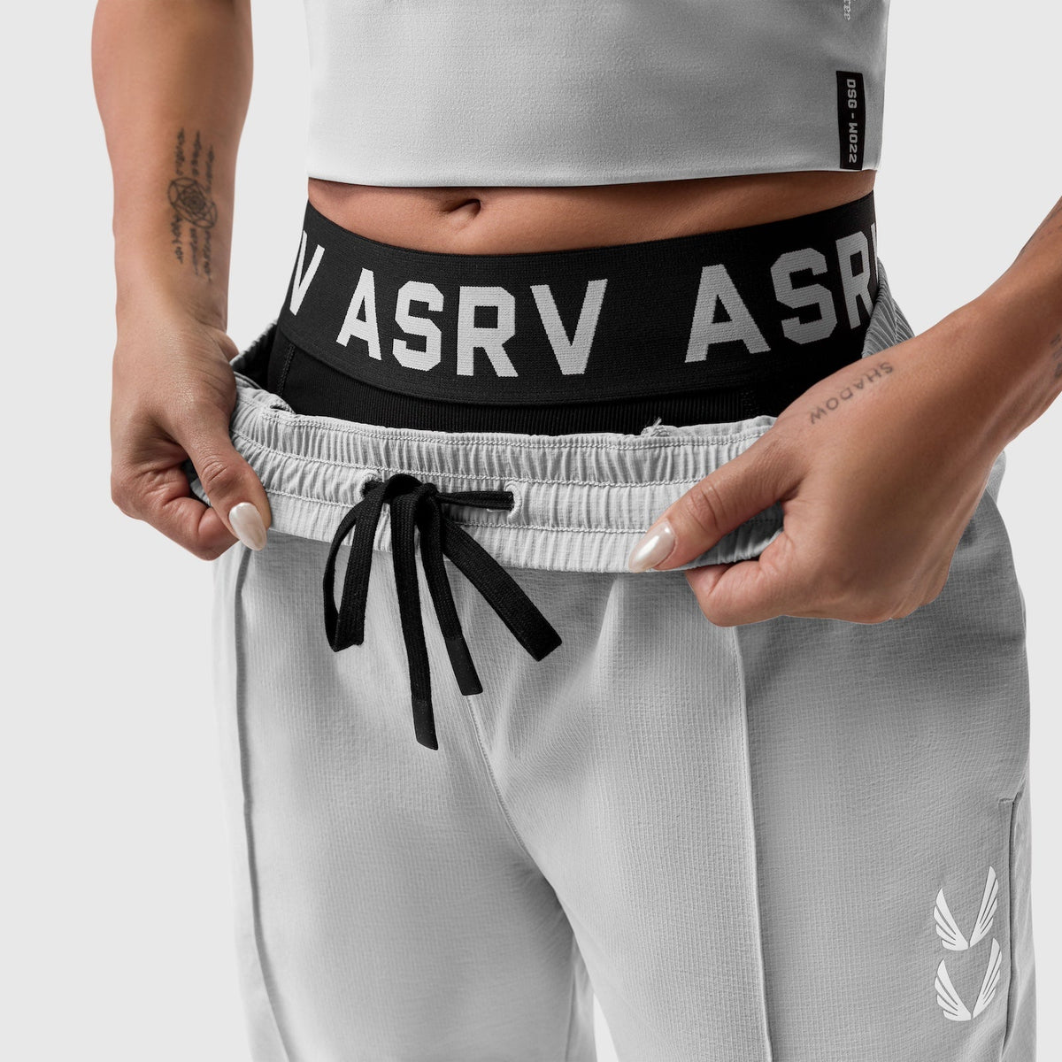 W036. Ripstop Relaxed Track Pant - Slate Grey | ASRV