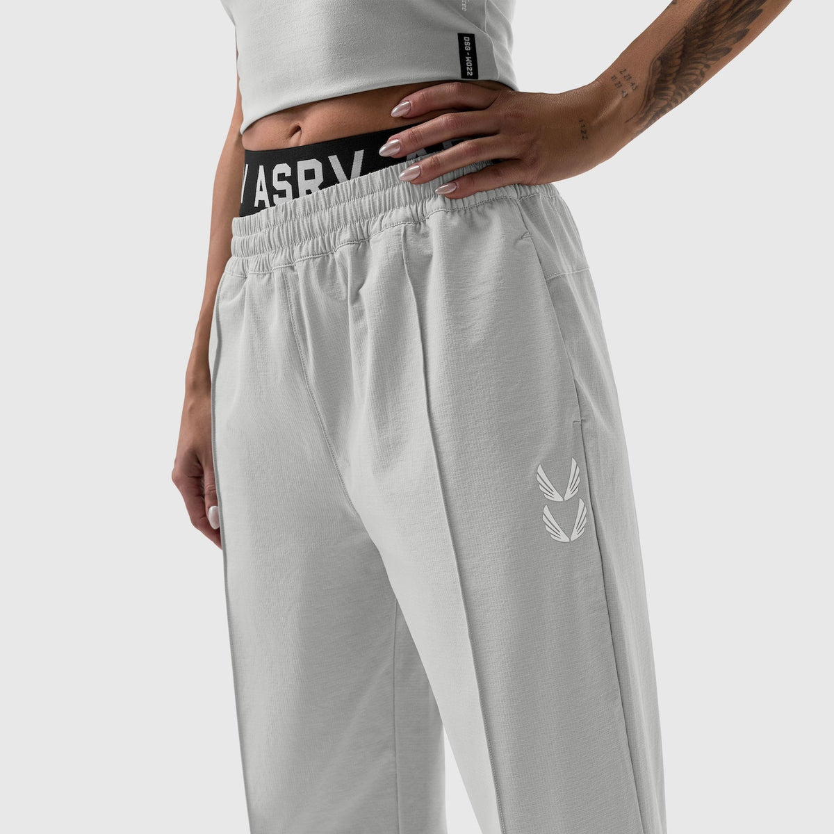W036. Ripstop Relaxed Track Pant - Slate Grey | ASRV