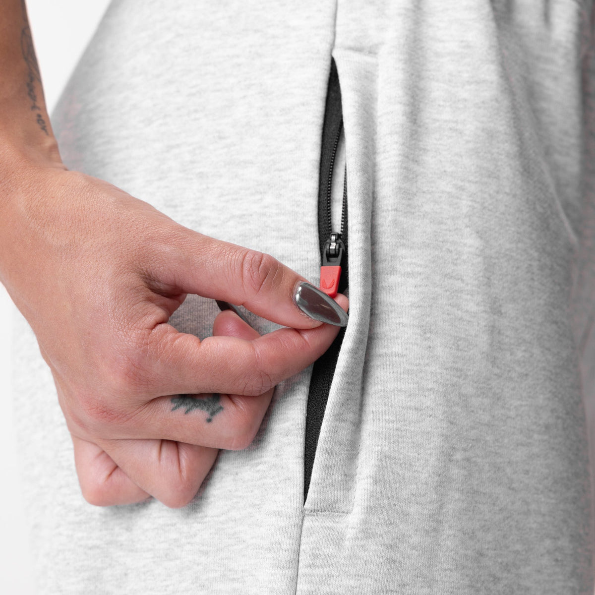 ASRV x Equinox Sorona® French-Terry Oversized Jogger - Heather Grey | ASRV