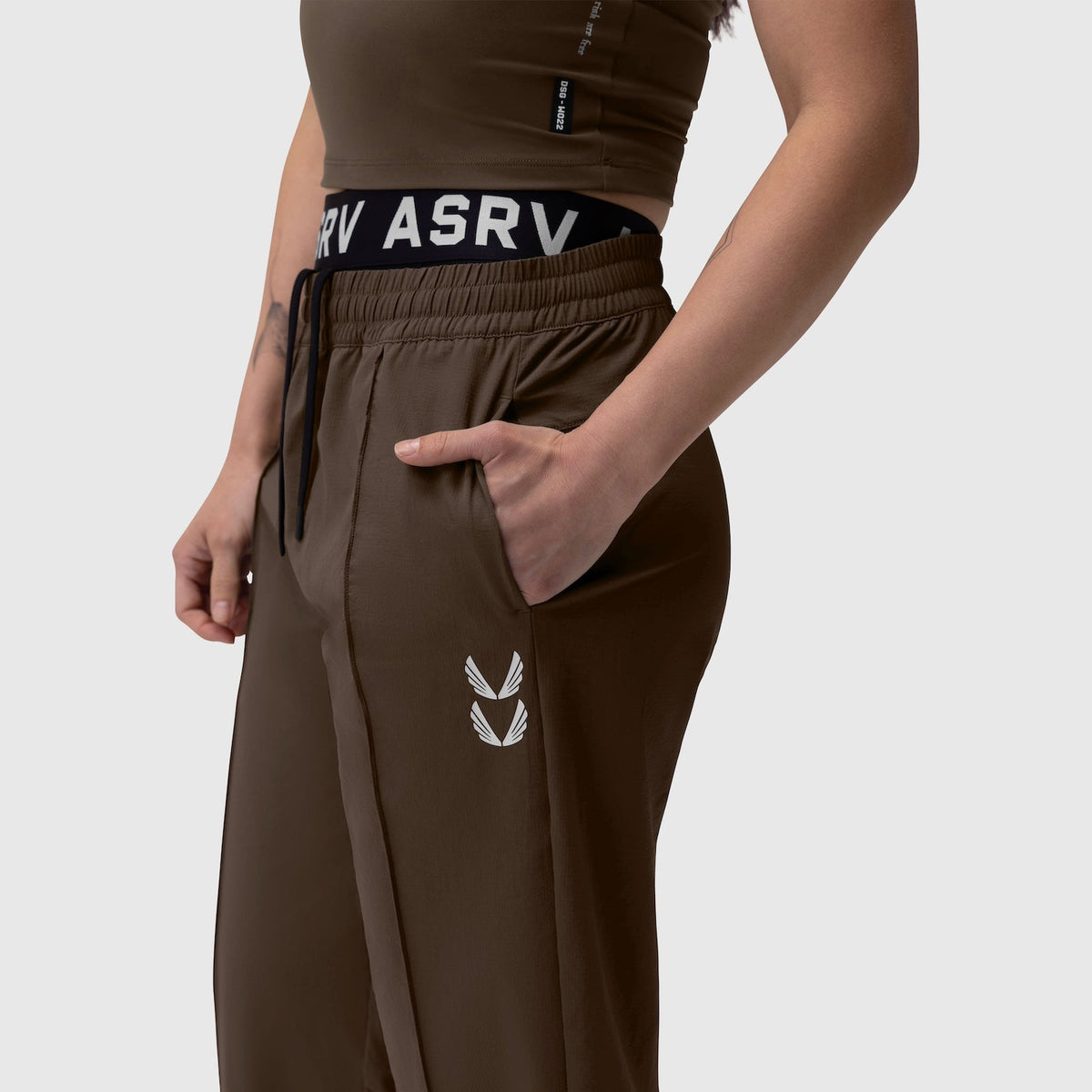 W036. Ripstop Relaxed Track Pant - Dark Earth | ASRV