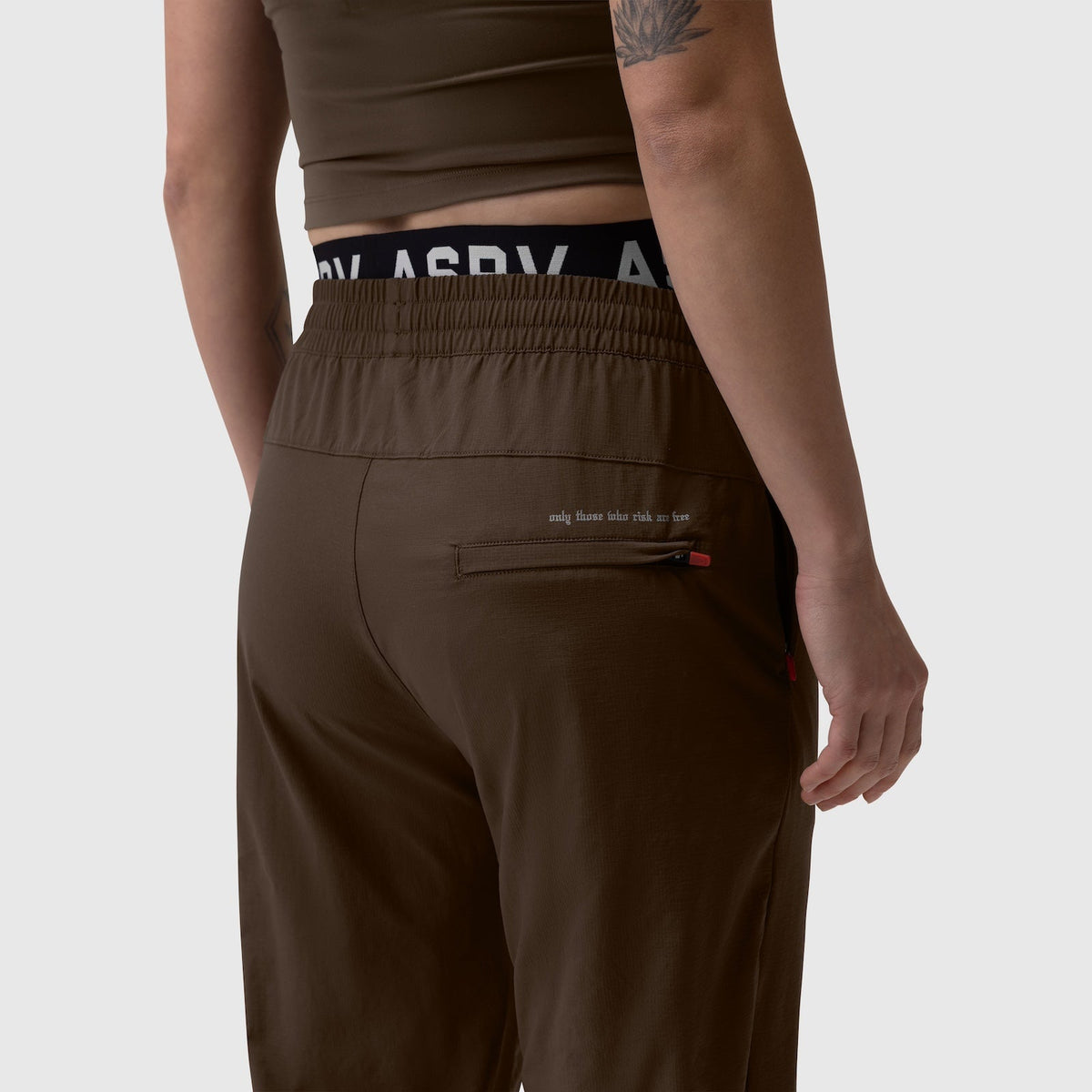 W036. Ripstop Relaxed Track Pant - Dark Earth | ASRV