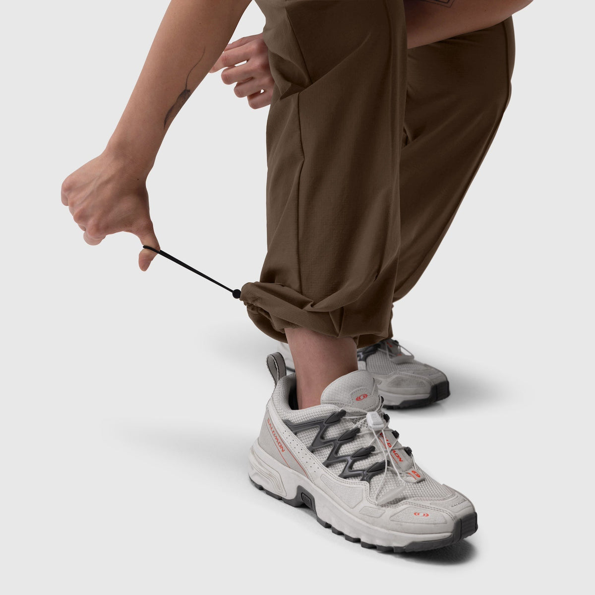W036. Ripstop Relaxed Track Pant - Dark Earth | ASRV