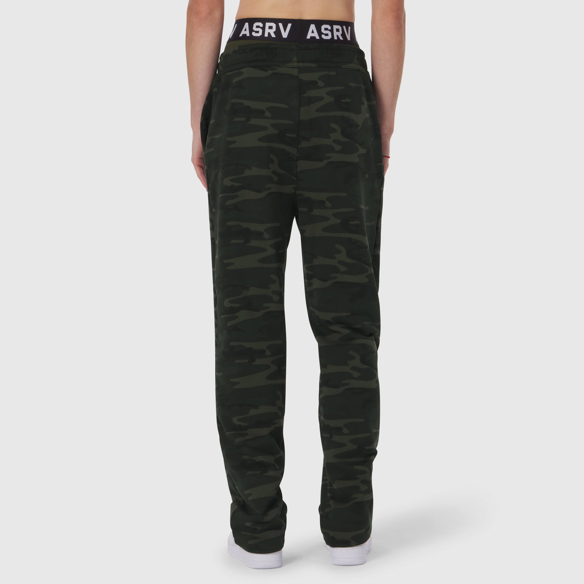 W034. Sorona® Terry Straight Leg Sweats - Dark Camo | ASRV