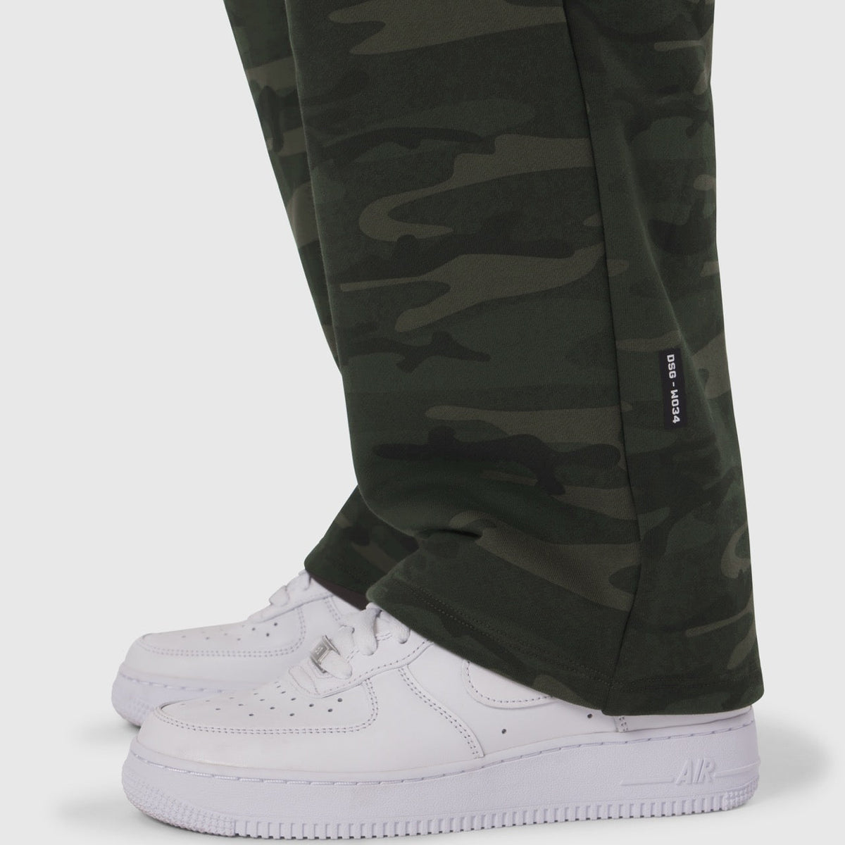 W034. Sorona® Terry Straight Leg Sweats - Dark Camo | ASRV