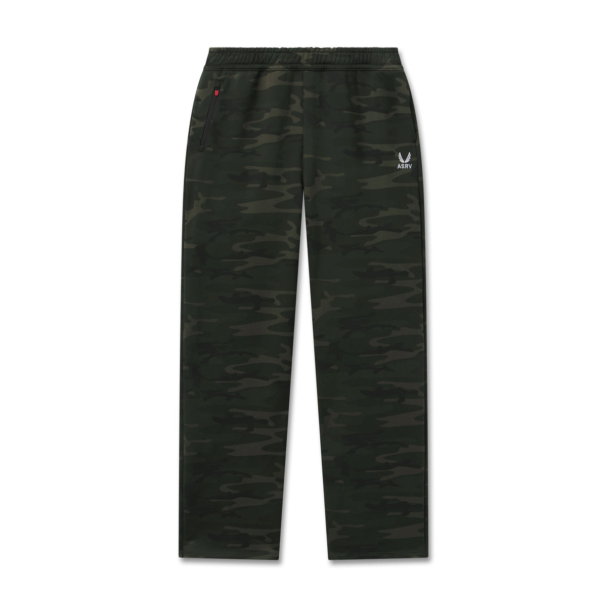 W034. Sorona® Terry Straight Leg Sweats - Dark Camo | ASRV