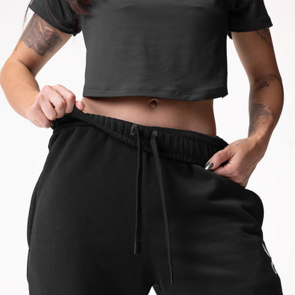 ASRV x Equinox Sorona® French-Terry Oversized Jogger - Black | ASRV