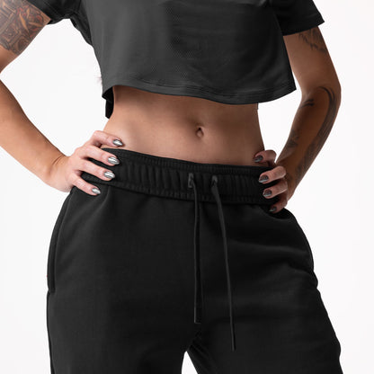 ASRV x Equinox Sorona® French-Terry Oversized Jogger - Black | ASRV