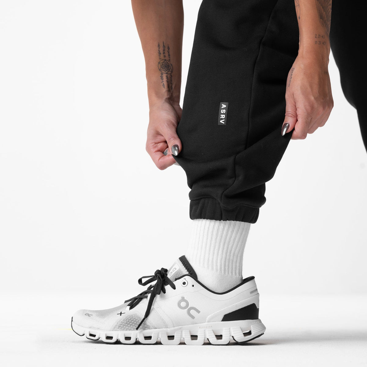ASRV x Equinox Sorona® French-Terry Oversized Jogger - Black | ASRV