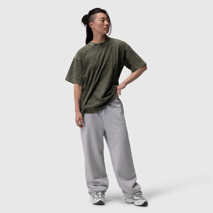 1102. Distressed Relaxed Tee - Olive | ASRV
