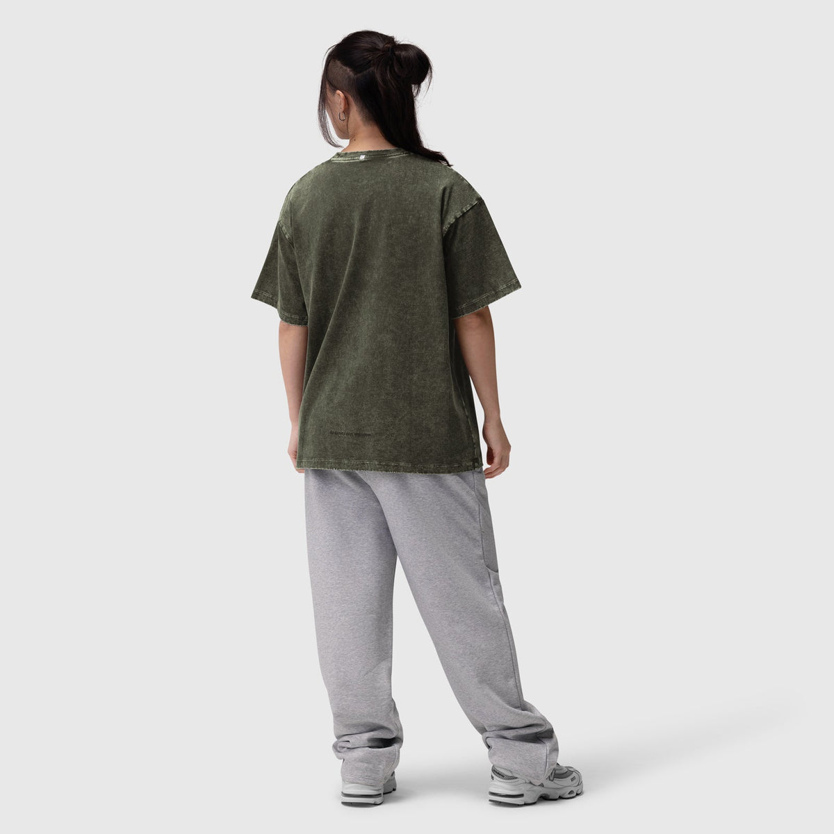 1102. Distressed Relaxed Tee - Olive | ASRV