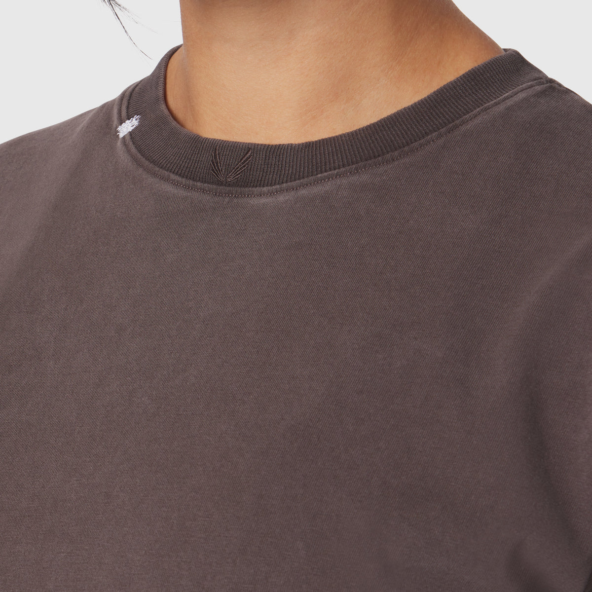1102. Distressed Relaxed Tee - Dark Earth | ASRV