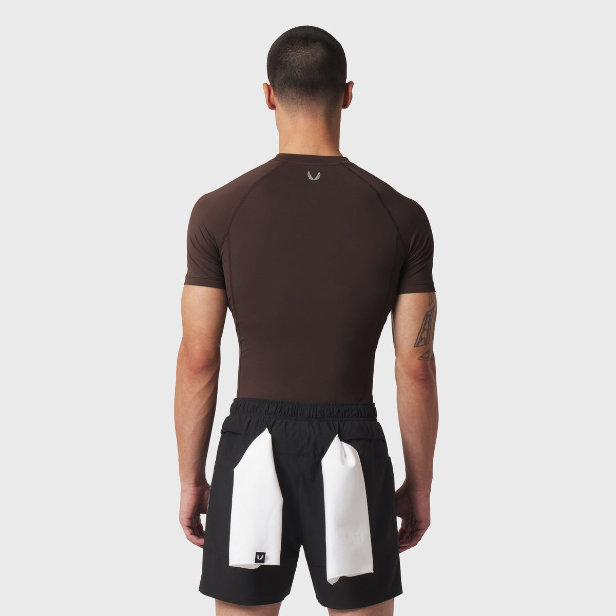 1164. LYCRA® ADAPTIV Baselayer Shortsleeve - Dark Earth | ASRV