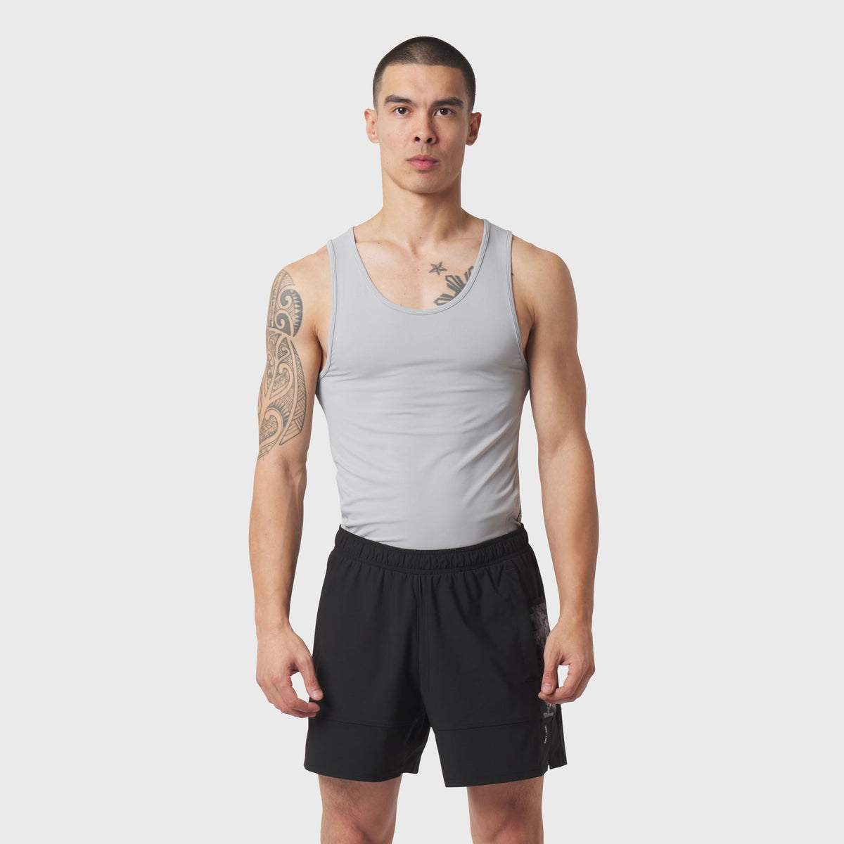 1167. LYCRA® ADAPTIV Baselayer Tank - Slate Grey | ASRV