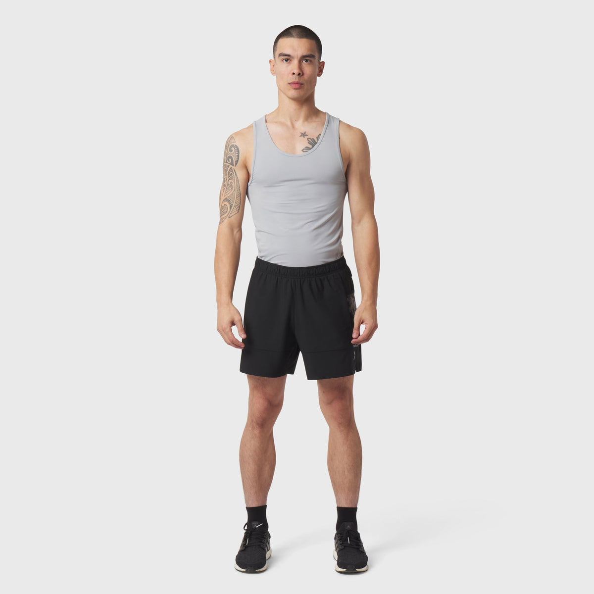 1167. LYCRA® ADAPTIV Baselayer Tank - Slate Grey | ASRV