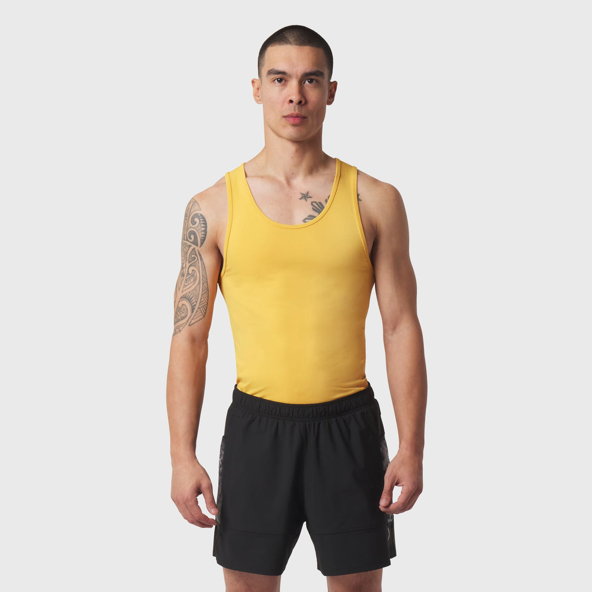 1167. LYCRA® ADAPTIV Baselayer Tank - Amber | ASRV