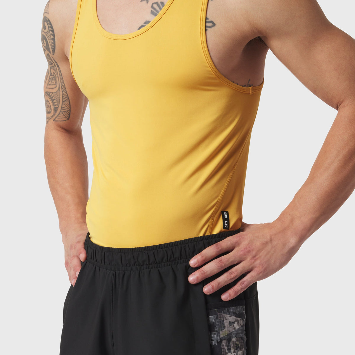 1167. LYCRA® ADAPTIV Baselayer Tank - Amber | ASRV