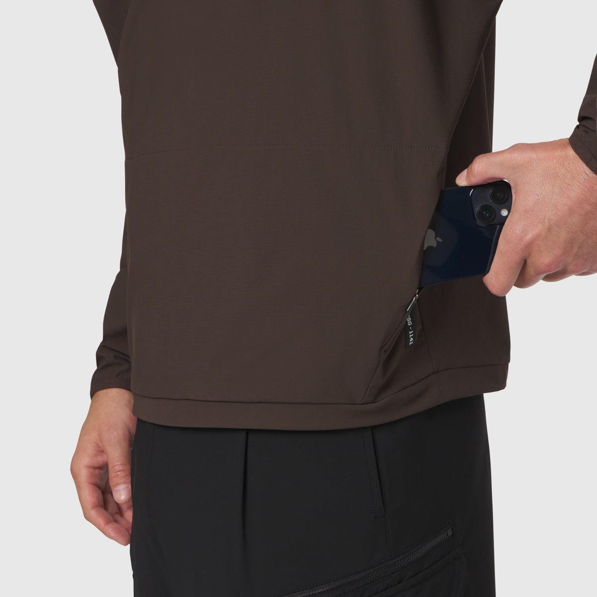 1141. Tetra-Lite® Blade Collar Zip Jacket - Dark Earth | ASRV