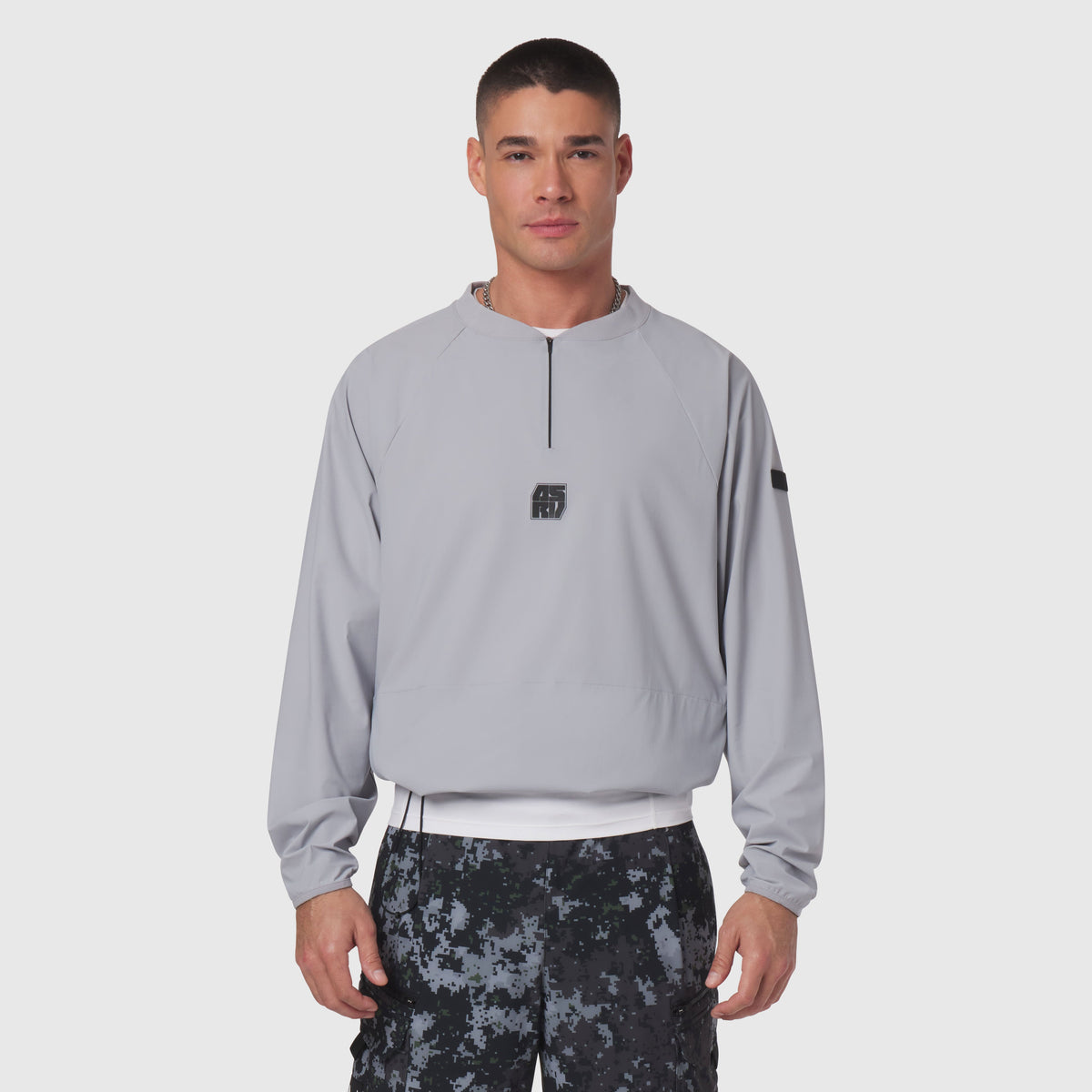 1141. Tetra-Lite® Blade Collar Zip Jacket - Slate Grey | ASRV
