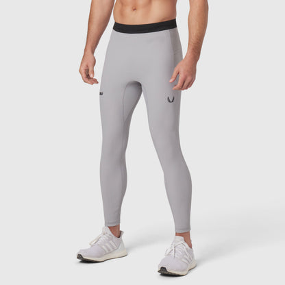 1146. Lycra® Ribbed Running Tight - Slate Grey | ASRV