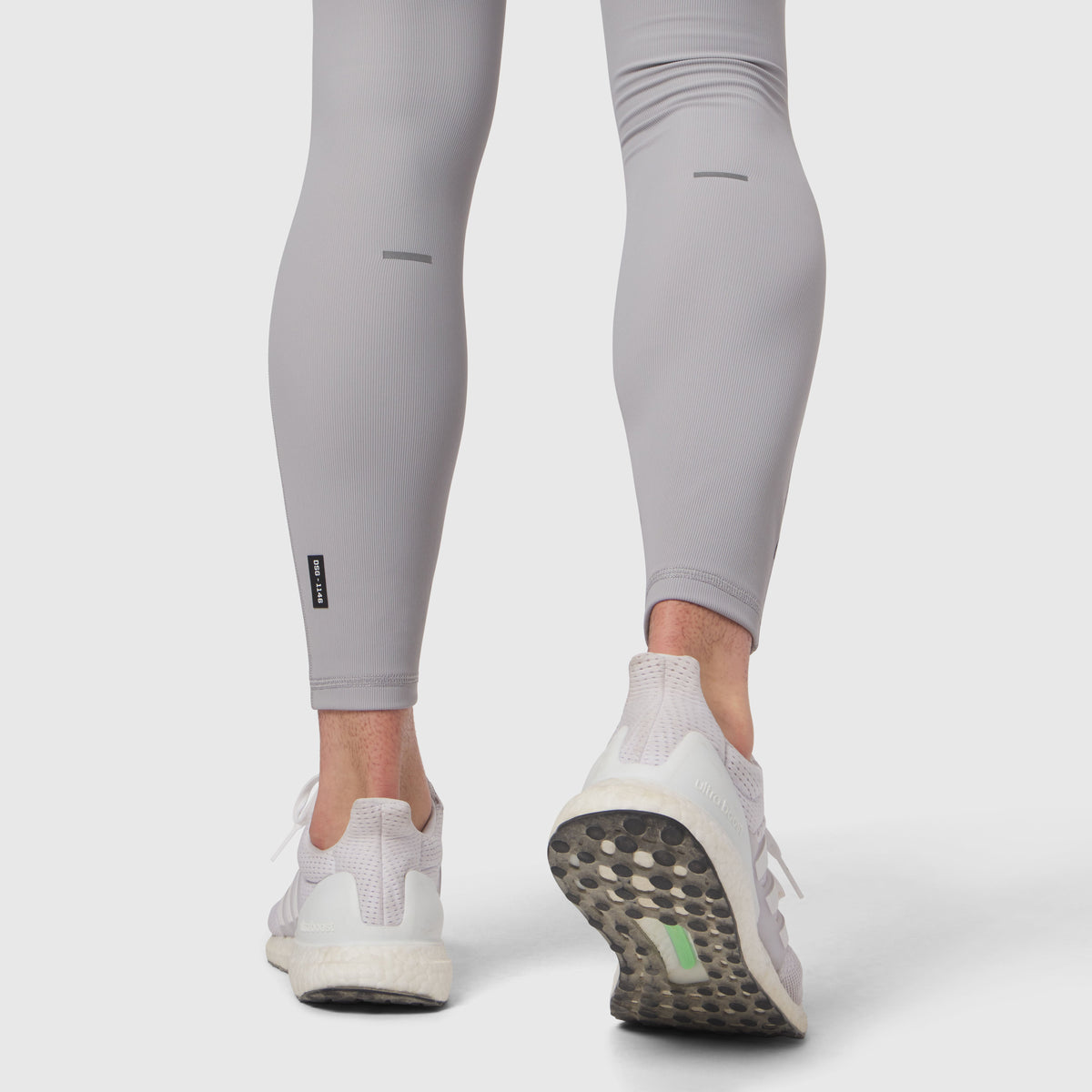 1146. Lycra® Ribbed Running Tight - Slate Grey | ASRV