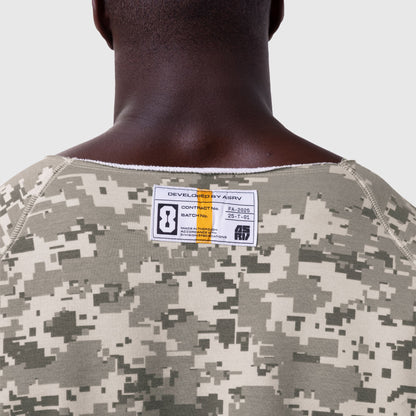 1114. Vintage Raw Hem Pump Cover - Digital Camo | ASRV