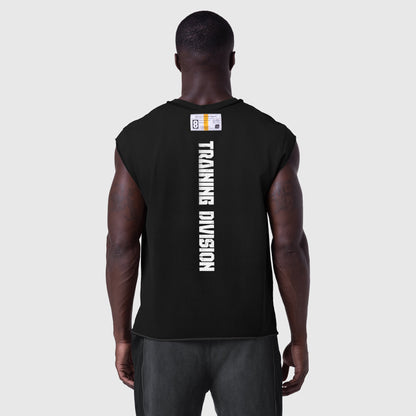 1115. Tech Essential™ Cap Shoulder Cutoff - Black | ASRV