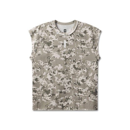 1115. Tech Essential™ Cap Shoulder Cutoff - Digital Camo | ASRV