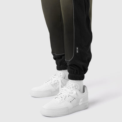 1120. Tech-Terry™ Mesh Panel Sweats - Olive "Blade TD" | ASRV