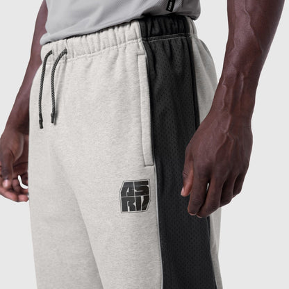 1120. Tech-Terry™ Mesh Panel Sweats - Heather Grey "Blade TD" | ASRV