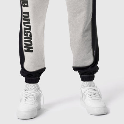 1120. Tech-Terry™ Mesh Panel Sweats - Heather Grey "Blade TD" | ASRV
