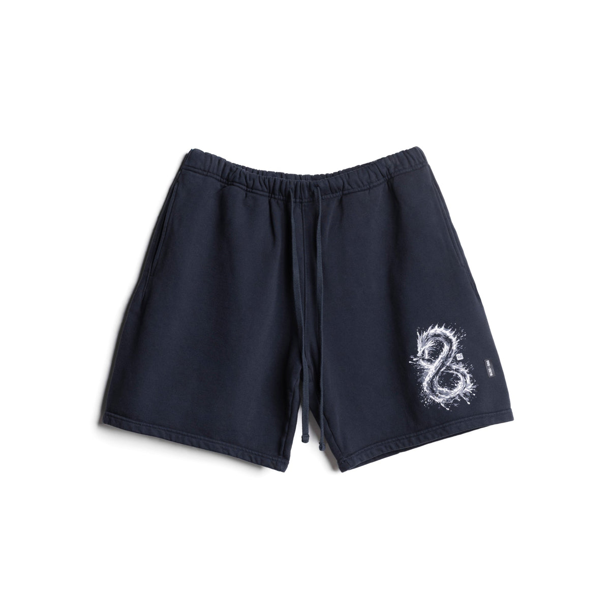 0578. LE Cotton Shorts - Navy "Dragon" | ASRV