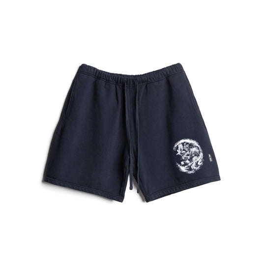0578. LE Cotton Shorts - Navy "Warrior" | ASRV