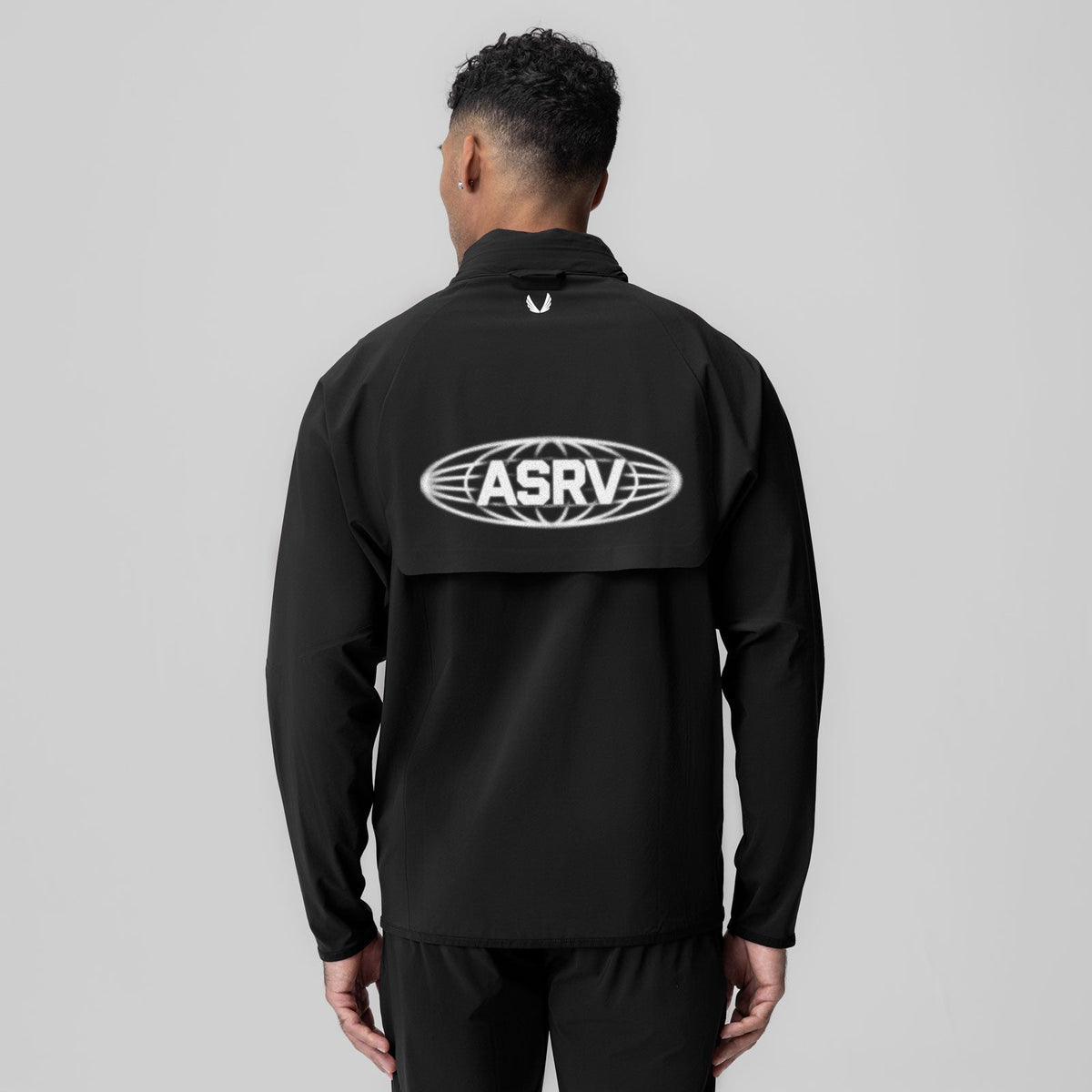 1018. Aerotex™ Weather-Ready Bonded Windbreaker - Black "Global" | ASRV