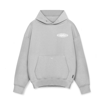 0648. Tech-Terry™ Hoodie - Heather Grey "Global" | ASRV