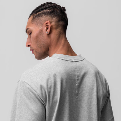 0797. Tech Essential™ Relaxed Tee - Heather Grey "Global" | ASRV